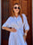 Riviera Polka Cotton Shirt Dress