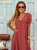 Dirty Rosé Élégance Luxe Maxi Dress - Bougie Collection