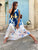 Azure Watercolour Maxi Shirt Dress - Love my Body