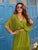 Desert Verde Pearl Pure Silk Dress