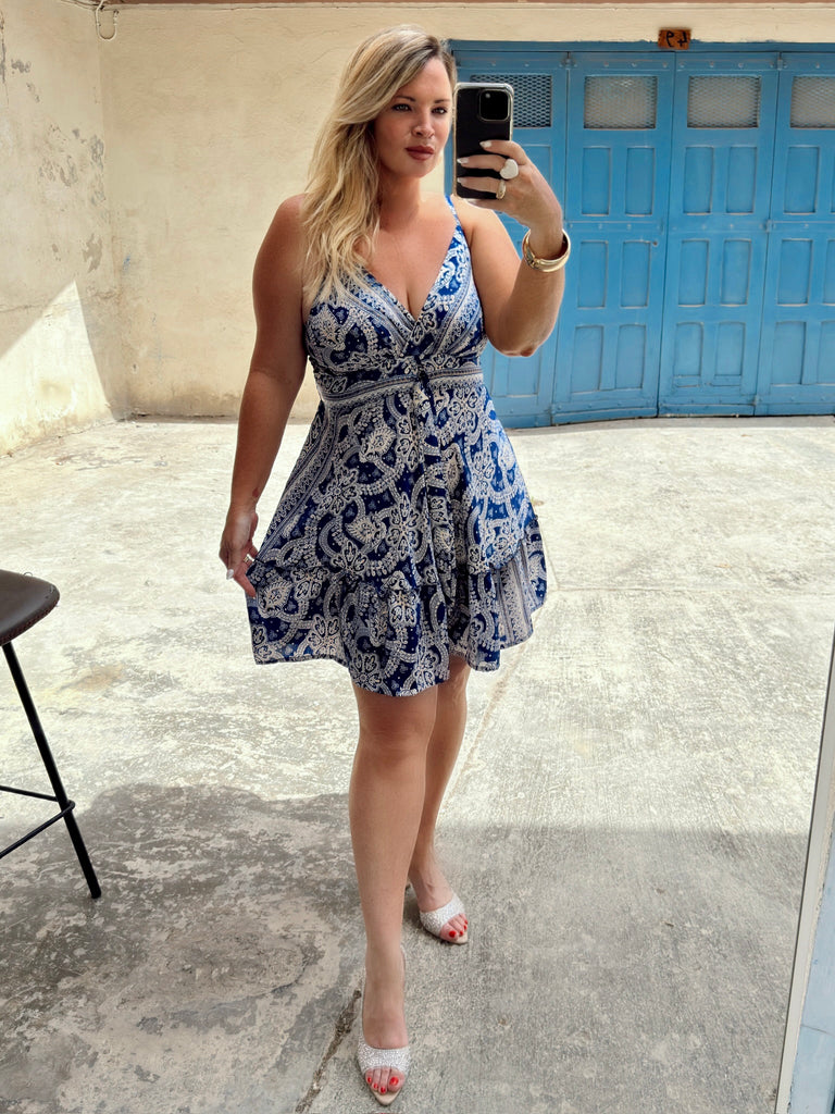 Little Blue Boho Dress
