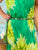 Emerald Bloom Pure Silk Maxi Dress