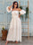 The Amara Broderie Maxi Dress