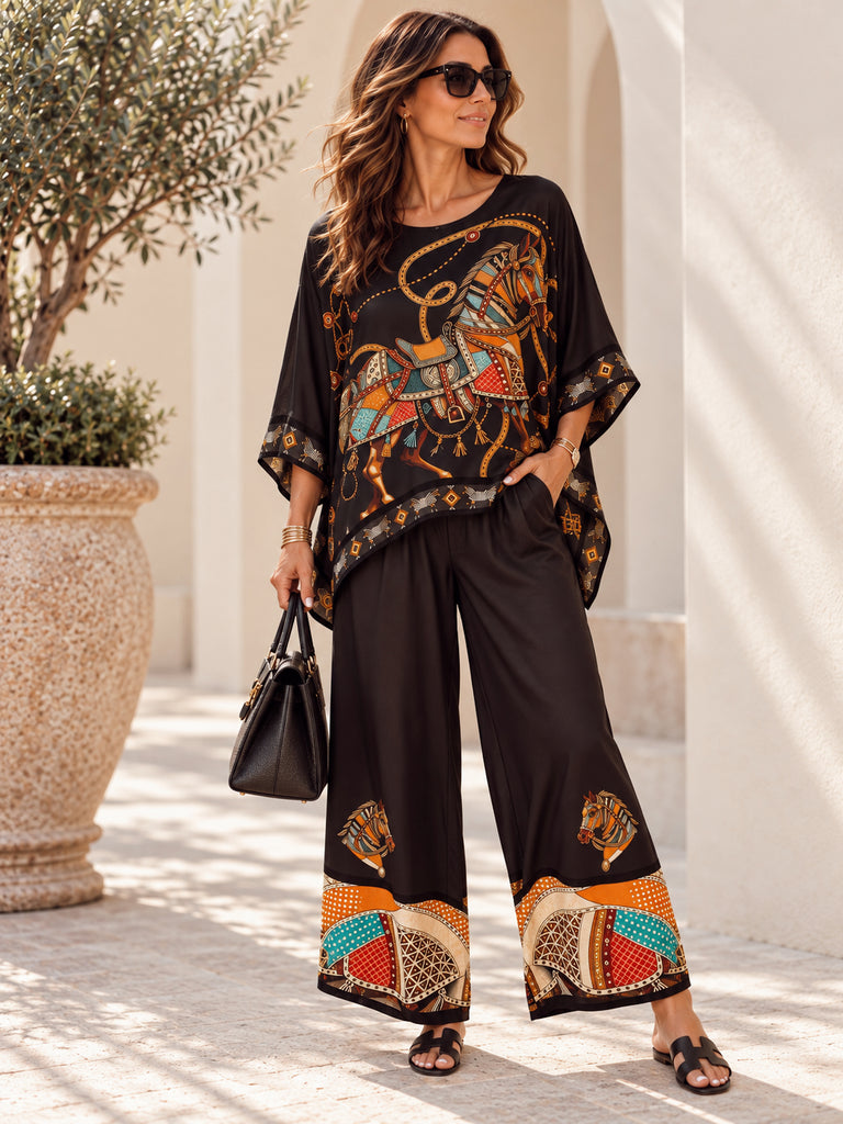 The Noir Cavalleria Luxe Co-Ord - Luxe Collection