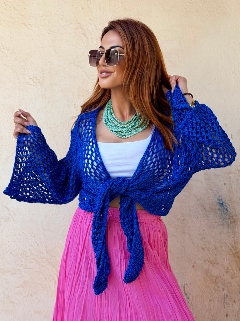 Amalfi Tie Crochet Top