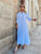 White Soft Cotton Maxi Dress