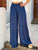 Navy Airflow Viscose Trousers