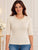 Lucienne Pearl Knit Top - Cream
