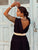 The Black Elara Tiered Maxi Dress. Love my Body