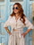 Sahara Embroidered Luxe Cotton Set - Beige
