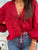 Marivelle Lace Blouse - Ruby