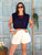 Coastal White Tailored Shorts