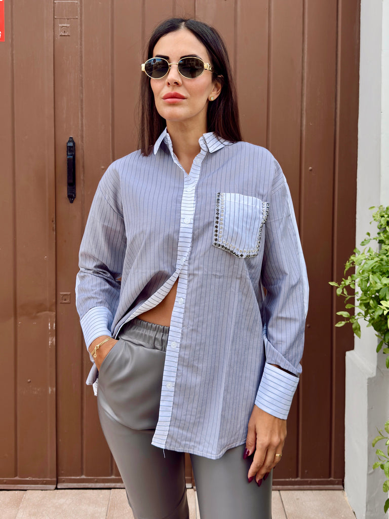 Elise Pinstripe Shirt