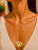 Soleil Gem Pendant Necklace - Yellow