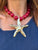 Coral Amalfi Starfish Necklace