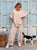 Luce d’Oro Pure Linen Crochet Co-Ord - Beige