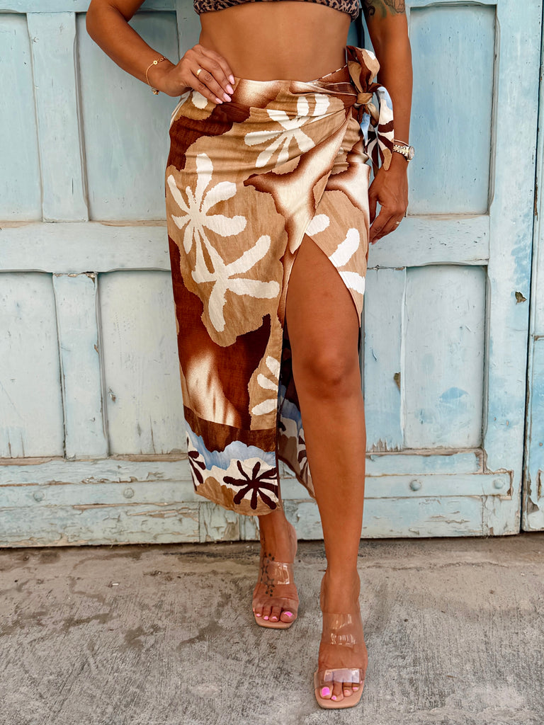 Caffè Riviera Wrap Skirt