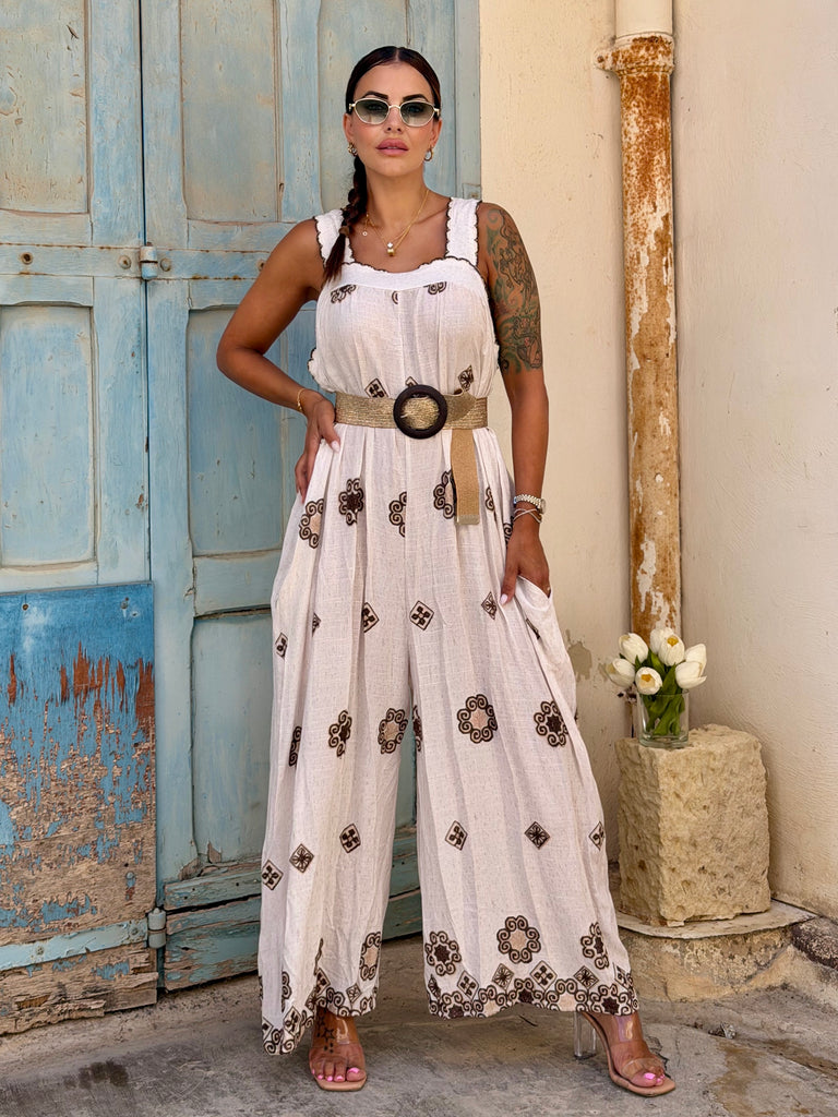 The Aurelia Embroidered Jumpsuit - Love my Body