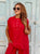 Rosso Riviera Pure Linen Co-Ord