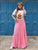 Pink capri Flow Cotton Skirt