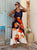 Valencia Blossom Silky Maxi Dress - Love my Body