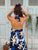 The Capri Bleu Halter Jumpsuit