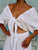 Maison Broderie Pure Linen Co-Ord - White
