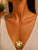 Soleil Gem Pendant Necklace - Ivory
