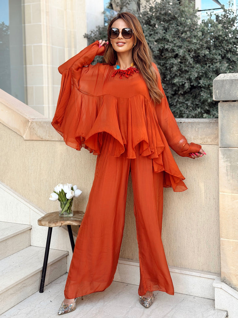 Arancia Rosso Pure Sulk Co-ord