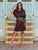 Valeria Luxe Satin Mini Dress with Belt - Mocha