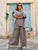Maison Riviera Luxe Pure Linen Broderie Co-Ord - Taupe