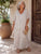 Palazzo Soie Luxe Oversized Pure Silk Maxi Dress - Nude