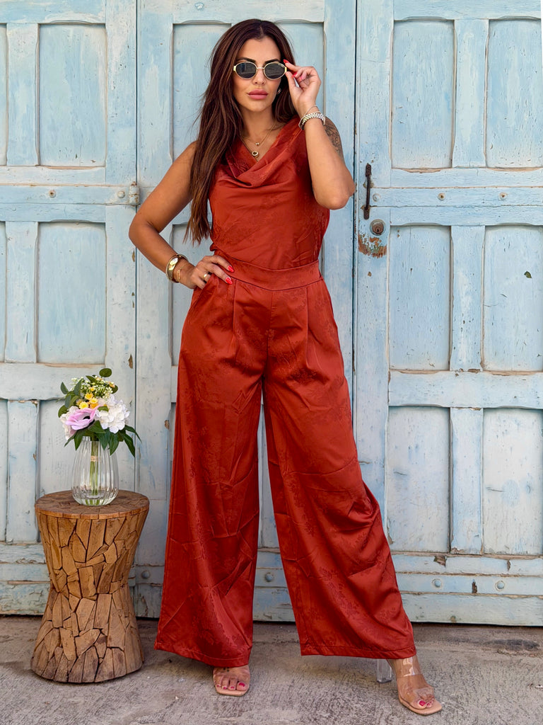 Monroe Satin Jacquard Co-Ord