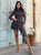 Isaline Asymmetric Floral Dress
