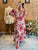 Red Flame Silky Dress