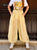 Lemon Balloon Sheer Trousers