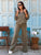 The Khaki Varenne Premium Tracksuit - Bougie Collection