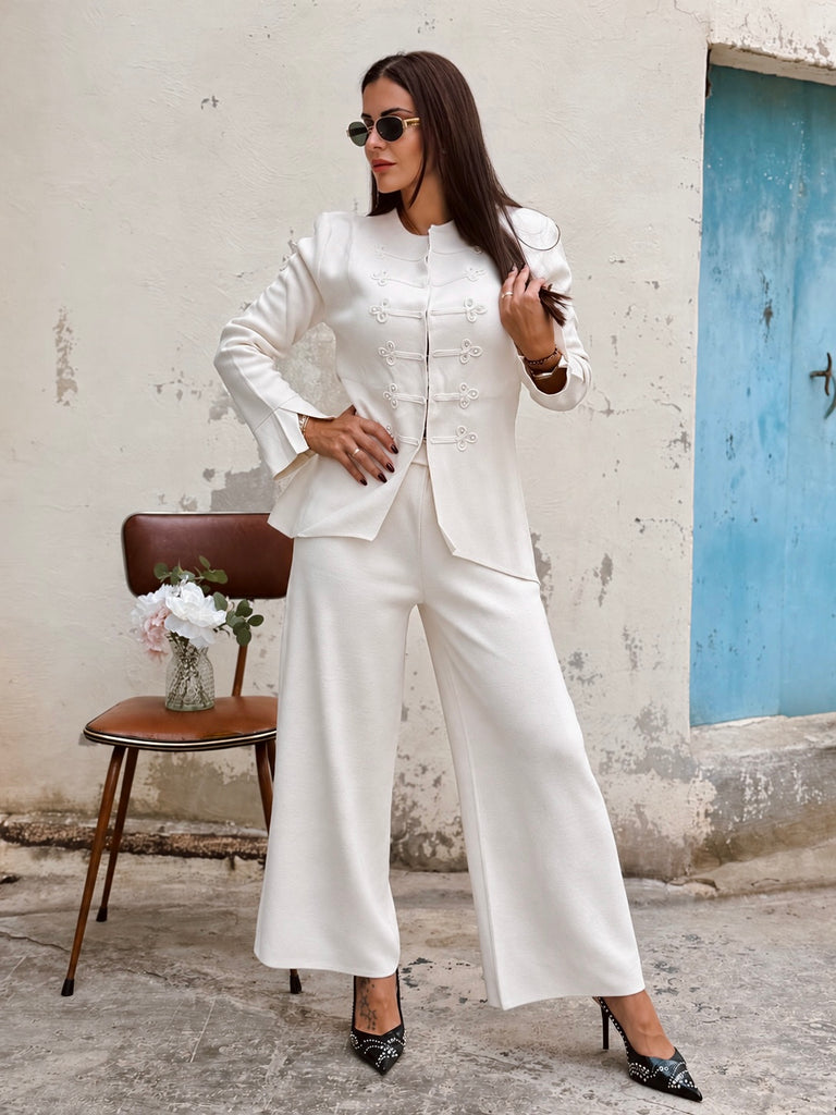 Chantemerle Knit Suit - Crème
