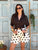 Mocha Broderie Cotton Shirt