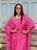 Pure Silk Kaftan – Italian Pink