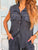 Navy Rivet Pure Linen Shorts Co-Ord