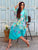 The Acqua di Mare Silk Kaftan Dress