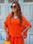 Sunset Allure Silk Dress
