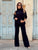 Maison de Villeneuve Noir 3 Piece Knit Set - Bougie Collection