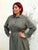 Khaki Trench Shirt Dress