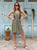 Sage Glam Silk Dress