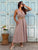 Eloise Mink Halter Maxi Dress