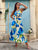 The Amalfi Iris Maxi Dress - Love my Body
