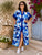Azure Jardin Luxe Button-Through Maxi Dress - Love my Body
