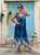 Sapphire Meadow Sparkle Maxi Dress - Love my Body